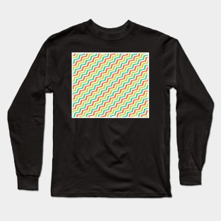 Zigzag Colorful pattern Long Sleeve T-Shirt